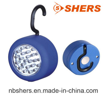 24PCS Round LED Work Light with Hanging Hook